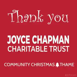 CCT Social Media Post - Thank you Joyce Chapman Charitable Trust